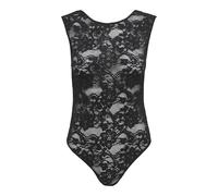 ONLY Onlsafina Glitter Lace Body Acc, Negro, L Mujeres
