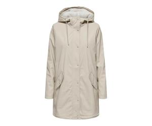 ONLY Onlsally OTW Noos - Chubasquero para mujer, Oatmeal/Detail:white Teddy, S