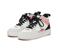 ONLY Onlsaphire-2 PU High Zapatillas Noos, Mujer, White Detail Black, 41 EU