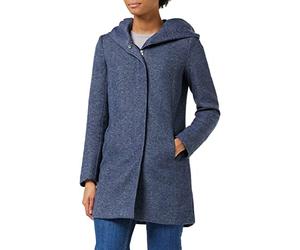 Only ONLSEDONA Light Coat OTW Noos, Chaqueta De Las Mujeres, Maritime Blue/Detail:Melange, XL