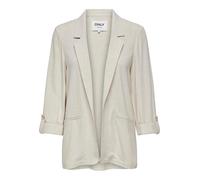 ONLY Onlsiesta 3/4 Open Linen Bl Blazer TLR, Moonbeam, 36 Mujeres