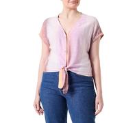 ONLY Onlsiesta S/S Knot Linen Bl Shirt Pnt Camiseta, Pirueta/Rayas: Multicolor, S Mujeres
