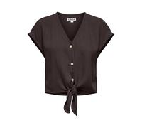 Only Onlsiesta SS Knot Lin Bl Camiseta PNT Noos Onlsiesta SS Knot Lin Bl Camiseta PNT Noos (1 Unidad), Black Coffee, XL