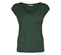 ONLY Onlsilvery S/S V Neck Lurex Top Jrs Noos, Sycamore, XS Mujeres