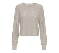 ONLY ONLSMILLA Life L/S Short Top Box JRS - Blusa de manga larga para mujer, Piedra pumice., M