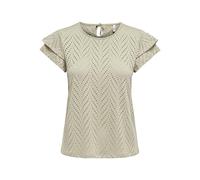 ONLY Onlsmilla S/S O-Neck Frill Top JRS, ELM, S
