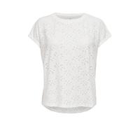 ONLY Onlsmilla S/S Top Jrs Noos Camiseta, Cloud Dancer, L para Mujer