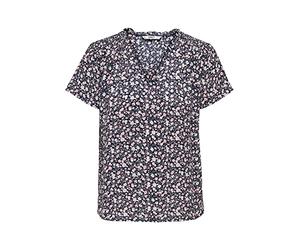 ONLY Onlsonja Life S/S - Blusa de Cuello en V para Mujer Night Sky/AOP: Elly Ditsy S
