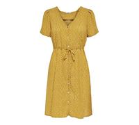 Only Onlsonja Life S/S Dress Noos Wvn Vestido, Chai Tea/AOP:Dot W Macadamia-Chai Tea, 40 para Mujer