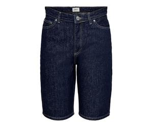 ONLY Onlsonny HW - Pantalones Cortos Anchos para Mujer, Color Azul Vaquero Oscuro, Talla L, Azul Vaquero Oscuro, L