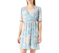 ONLY Onlstar Life Fia S/S Dress CS Ptm, Ether/AOP:Star Garden Flower, XL