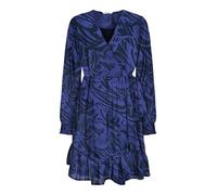 ONLY ONLSTAR Life L/S WRAP Dress PTM - Vestido cruzado para mujer, vestir azul, S