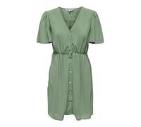 ONLY ONLSTAR Life S/S Sloane Dress PTM - Vestido para mujer, Color verde., S