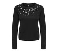 ONLY Onlstarry LS Sequin O-Neck Knt, Negro, L para Mujer