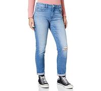 ONLY Onlsui Mid Slim ANK del Dnm PIM Jeans, Mezclilla De Color Azul Claro, W25 para Mujer