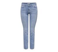 ONLY Onlsui Mid Slim Dnm Dia460 Noos Vaqueros Rectos, Mezclilla De Color Azul Claro, MW x 30L Mujeres