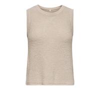 ONLY Neck Tank Top Knt Nca Onlsunny-Camiseta de Tirantes con Cuello Redondo, Piedra Pumice, S para Mujer
