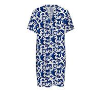 ONLY Onlsusi Life SS V-Neck Tunic Dress Wnn, Beacon Blue, XL