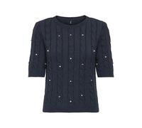 ONLY Onlsussi Life SS Deco Cabel Pull Knt, Ombre Blue, L Mujeres