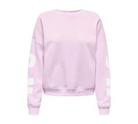 ONLY Onlsweat L/S Back/Sleeve Print SWT Noos, Winsome Orchid, M