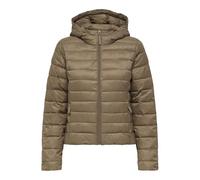 ONLY Onltahia Lw Quilted Hood JKT CC OTW, Cocoa Créme, S