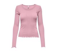ONLY Onltenna Life O-Neck L/S Top Jrs Noos, Romance Rose, XS Mujeres