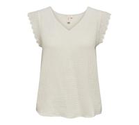 ONLY Onlthyra SL Mix Top Noos Wvn Camiseta, Cloud Dancer, L para Mujer