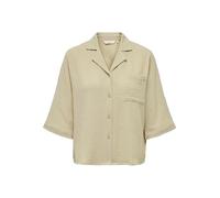 ONLY Onlthyra SS Noos Wvn-Camiseta, Oxford Tan, L para Mujer