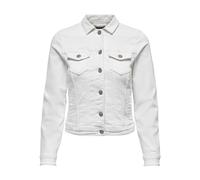ONLY Onltia Dnm Jacket BB Col Bex168a Noos Chaqueta Vaquera, Blanco (White White), 38 (Talla del Fabricante: 36.0) para Mujer
