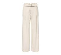 ONLY Onltila Life HW Belt Wide Pant TLR, Cloud Dancer, 38W / 32L Mujeres