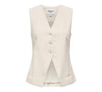 ONLY Onltila Life S/L Waistcoat TLR, Cloud Dancer, 38 Mujeres