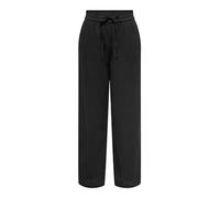 ONLY Onltizana WVN - Pantalones Sueltos de algodón, Negro, XS