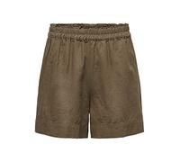 ONLY ONLTOKYO HW Linen Blend Shorts PNT Noos Pantalones Cortos, Cub, XXS De Las Mujeres