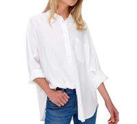 ONLY Onltokyo L/S Camisa de Mezcla de Lino Pnt Noos Blusas, Blanco Brillante, XS para Mujer