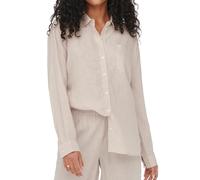 ONLY Onltokyo L/S Camisa de Mezcla de Lino Pnt Noos Blusas, Moonbeam, L para Mujer