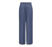 ONLY Onltokyo Life HW Linen Blend Pnt Noos Pantalones De Corte Recto con Cintura Alta Y Bolsillos Laterales, Vintage Indigo, XXL / 32L Mujeres