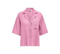 ONLY Onltokyo Life SS Linen Bl Camiseta PNT Noos, Prism Rosa., L