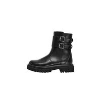 ONLY, Onltrinity-7 Double Buckle Boot Mujer, Negro, 40 EU