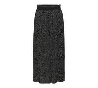 ONLY ONLVENEDIG AOP Life Long Skirt WVN Noos Falda, Black/AOP:CD Dot, S para Mujer