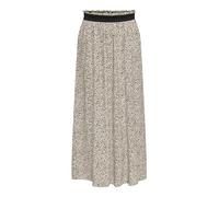 ONLY Onlvenedig AOP Life WVN Noos Rock - Falda Larga para Mujer, Silver Mink/AOP:Lina Small Leo, XL