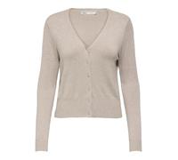 ONLY Onlvenice Life LS Vneck Cardigan Nca Knt Suéter, Color Gris. Detalle: Melange, M para Mujer