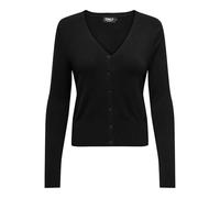 ONLY Onlvenice Life LS Vneck Cardigan Nca Knt Suéter, Negro, L para Mujer