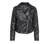 ONLY Onlvera Faux Leather Biker CC Otw Chaqueta, Negro, L para Mujer