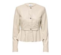 ONLY Onlverona - Chaqueta de Piel sintética Peplum OTW