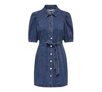 ONLY Onlvibbe SS Belt DNM Dress MBD Noos - Vestido Vaquero, Medio De Mezclilla Azul, M