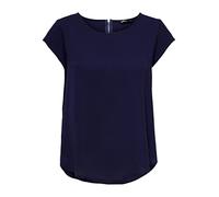Only Onlvic S/S Solid Top Noos Ptm Camiseta para Mujer Azul Noche 40