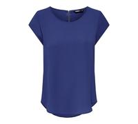 Only Onlvic S/S Solid Top Noos Wvn Camiseta, Azul (Surf The Web), 34 EU para Mujer