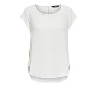 Only Onlvic S/s Solid Top Noos Wvn Camiseta, Blanco (Cloud Dancer Cloud Dancer), 40 para Mujer