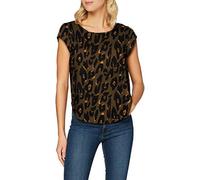 Only Onlvic SS AOP Noos Ptm Top, Camiseta, Blusa, Camiseta, Camiseta para Mujer, Camiseta para Mujer, Elegante Top Mujer, Kalamata/AOP:Stella, 44