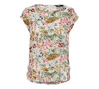 Only ONLVIC SS AOP Top Noos WVN Camiseta, Cloud Dancer/AOP:Blurry Flower, 42 para Mujer